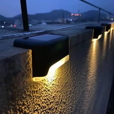 solar garden step lights