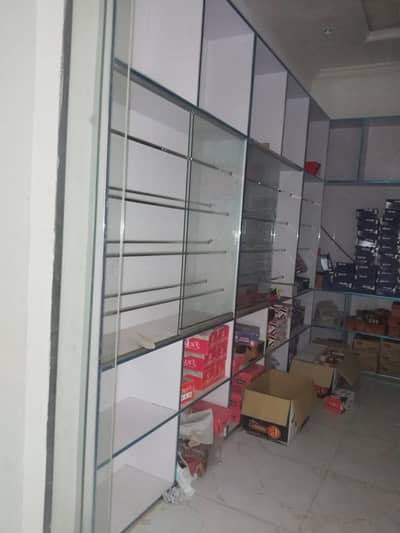 Sheos shop wook racks and show case for sale