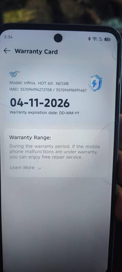 Infinix Hot 60 i 6 128