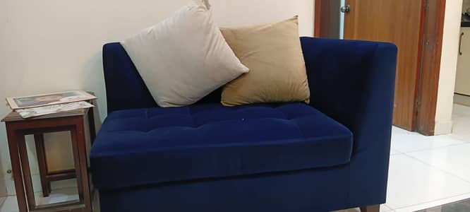 Blue colour sofa set