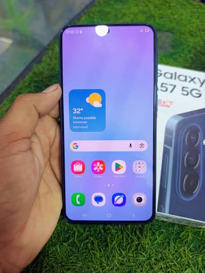 samsung a57 just box full warnti