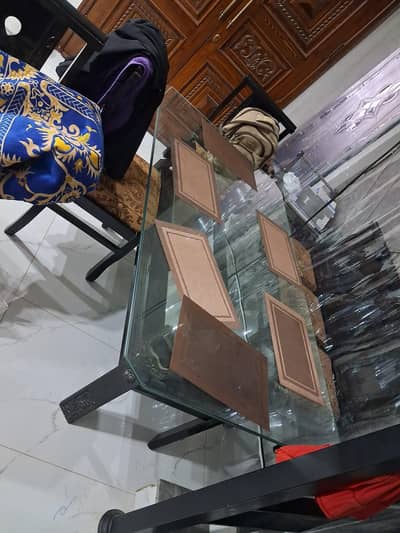6 CHAIR DINING TABLE