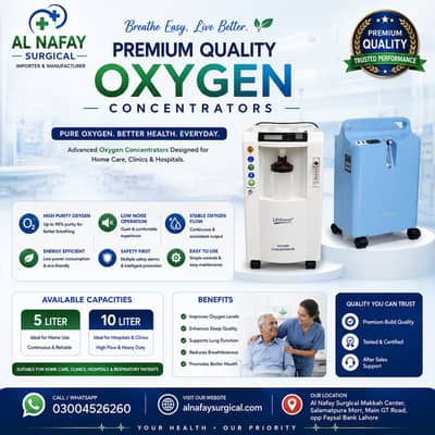 Premium Oxygen Concentrators -Breathe Easy-Medical Oxygen Concentrator