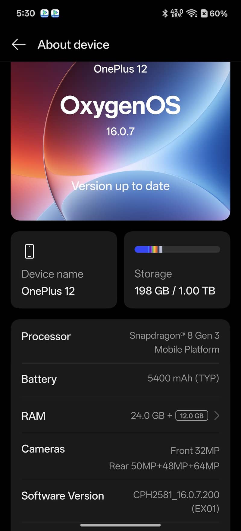 One Plus 12 5