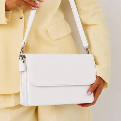Premium Textured Leather Crossbody Purse