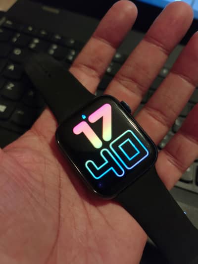 Apple Watch Series 6 44mm with Black strap and charging cable [no box]