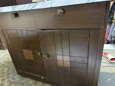 wooden Iron table for sale