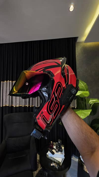 LS2 Fusion Stingular FF806 Gloss Red / Black