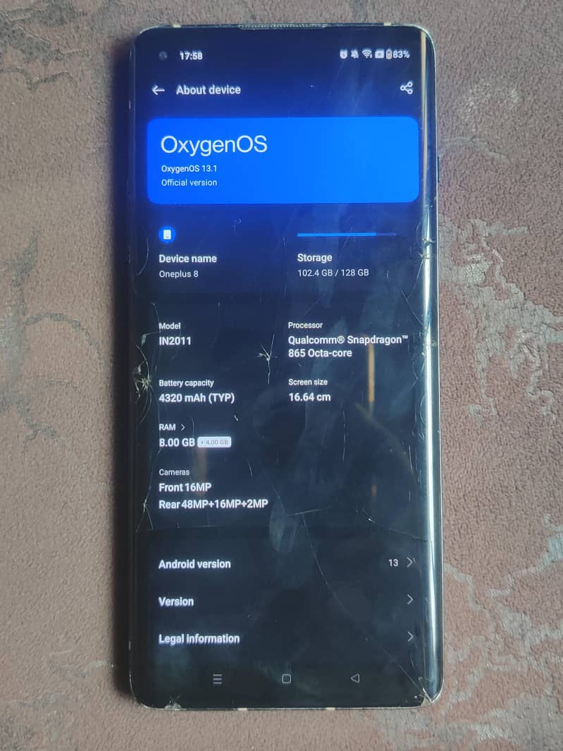 One Plus 8 5
