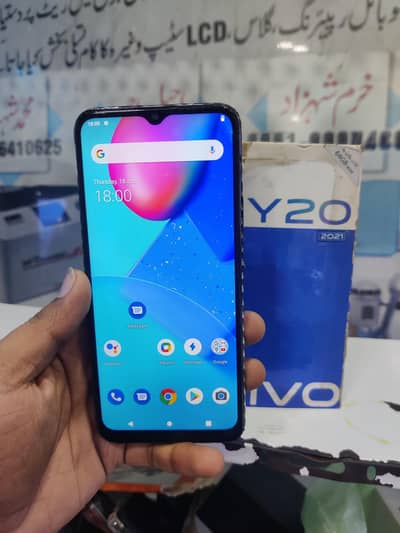 Vivo Y20 with box 4GB ram 64GB mamry all ok ser