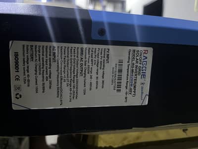 Raggie 6.2Kwh Hybrid solar inverter