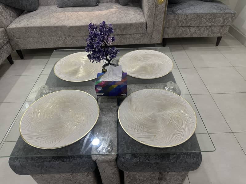 L shape sofa with mini dining 3