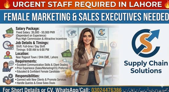 female Marketing & Sales Executives