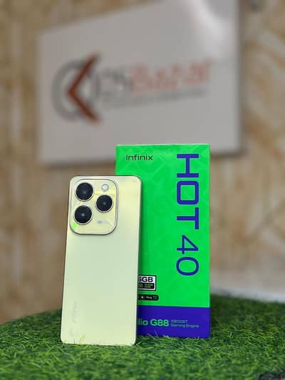 Infinix Hot 40 8gb Ram 256gb Storage With Box