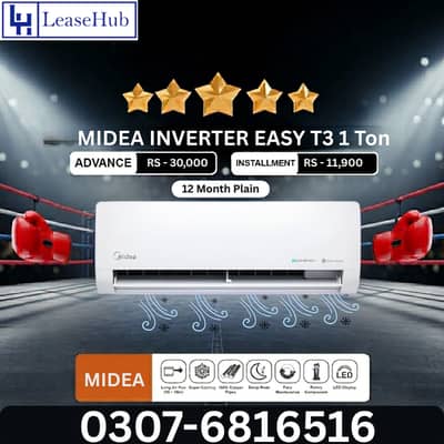 Midea T3 Inverter 1 Ton Ac on Easy Installment only Lahore
