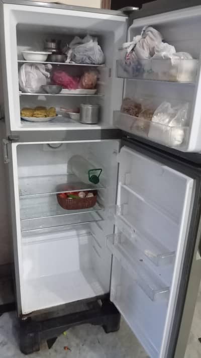 Haier Inverter Refrigerator black glass door excellent condition