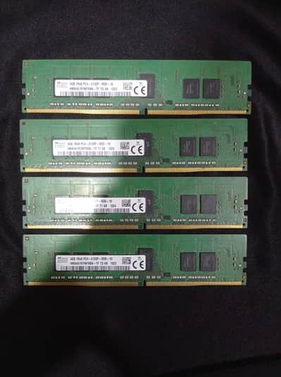 DDR4 ECC Server RAM 16GB Kit (4x4GB) – Tested & Working, negotiable
