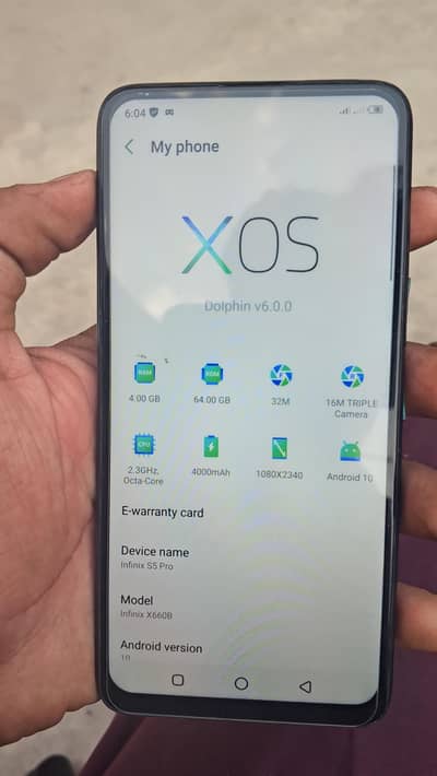 Infinix S5 Pro 4/64 With Box Condition Almost Thik Hai
