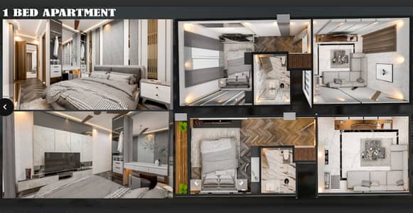 515 Sqft 1-Bed Apartment in Madina Mall Bahria Orchard Phase-1