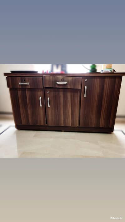 6x6.5 Bed Set with Vanity, Double Wardrobe & Sideboard Cabinet