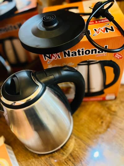 brand new national 2L stainless steel electric kettle box packed