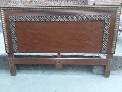 furniture bed with side tables, dressing, bed foam