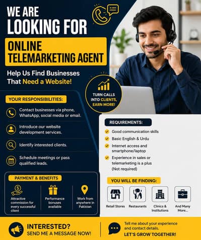 Hiring Online Telemarketing Agent | Commission-Based | Remote