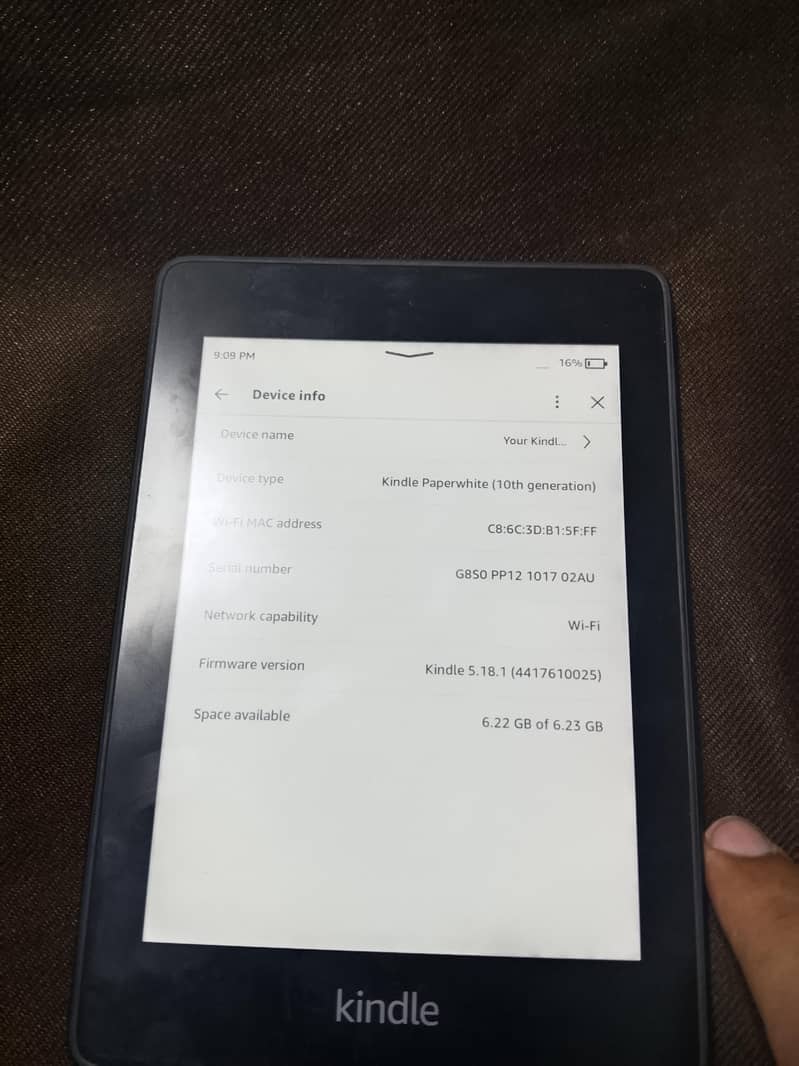 Amazon Kindle 4