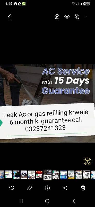 dc inverter /split ac service rrpair fitting gas filling