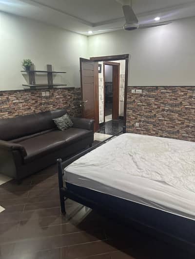 26-Marla House Fully Furnished Basement With 03-Beds For Rent Sector C Bahria Town Lahore