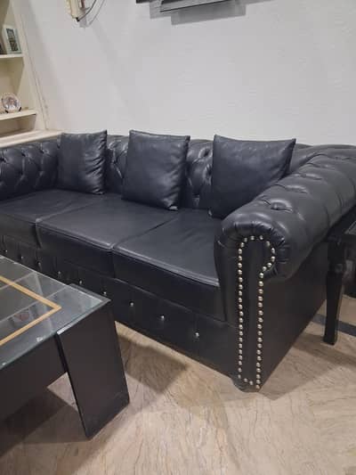 Luxury 3seater Sofa with office furniture for sale