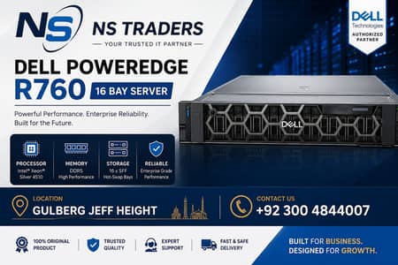 Dell R760 16-Bay Server | Xeon Silver 4510 | DDR5