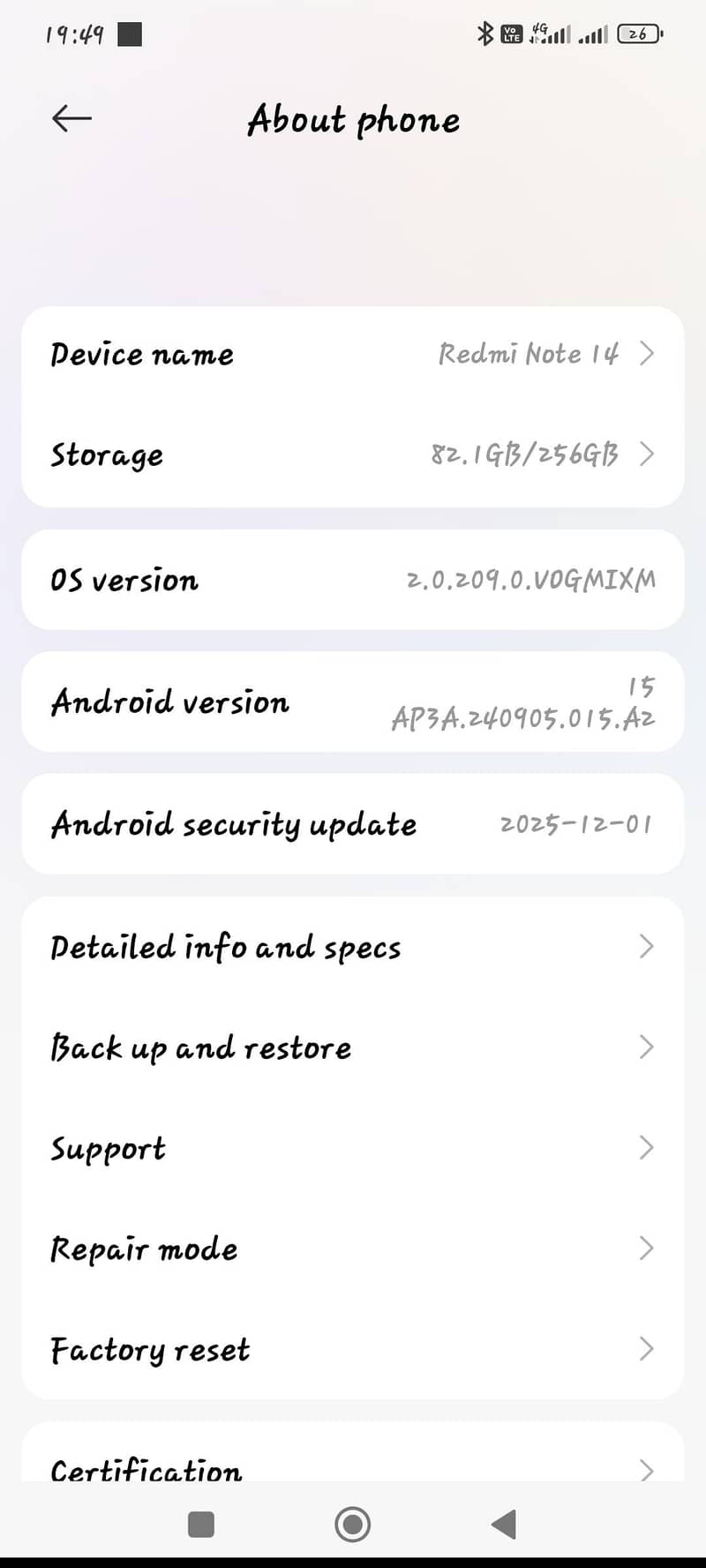 Redmi note 14 1