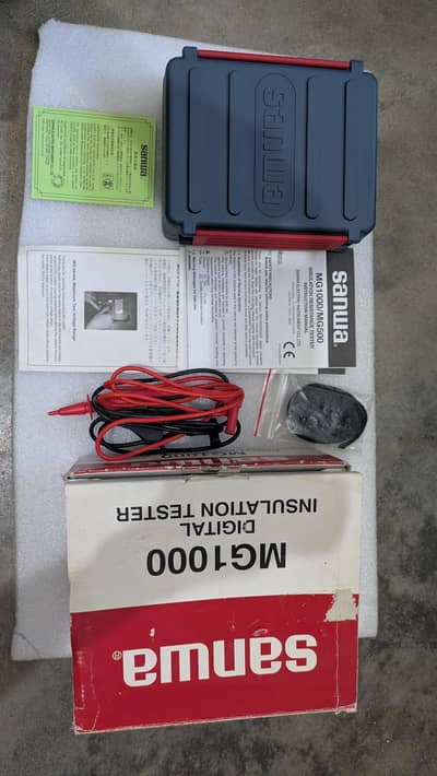 SANWA DIGITAL INSULATION TESTER,  Box pack unused, Made in Japan
