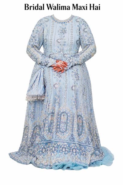 bridal walima maxi
