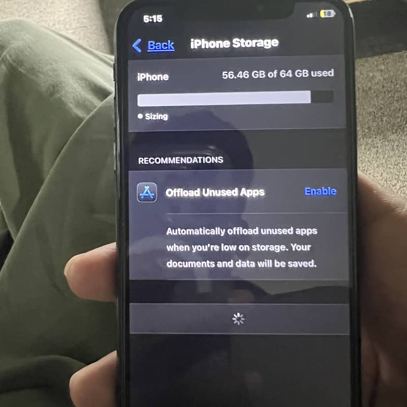 iPhone xs 5