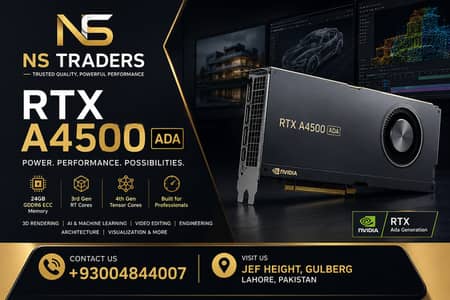 RTX A4500 ADA Graphics Card – Professional Workstation GPU