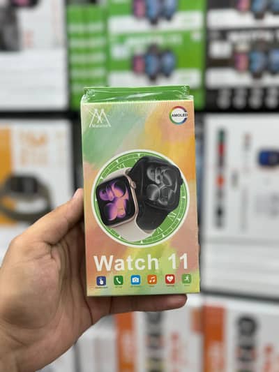 Smart Watch 11 for Android & iPhone | AMOLED Screen | Premium Design