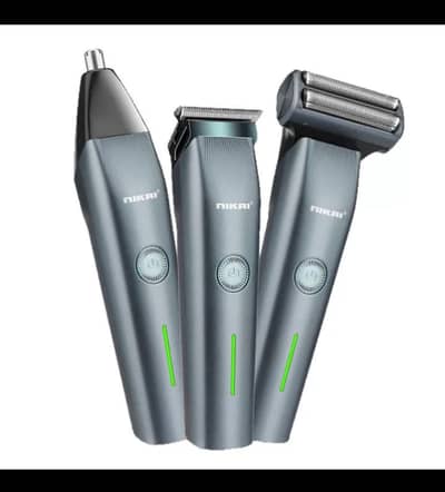 3 in 1 Men Grooming Kit | Hair Trimmer Beard Trimmer Nose Trimmer |