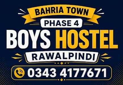 Bahria Town Phase 4 Boys Hostel Rawalpindi