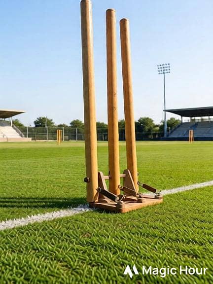 Bat & Spring Wicket set 6