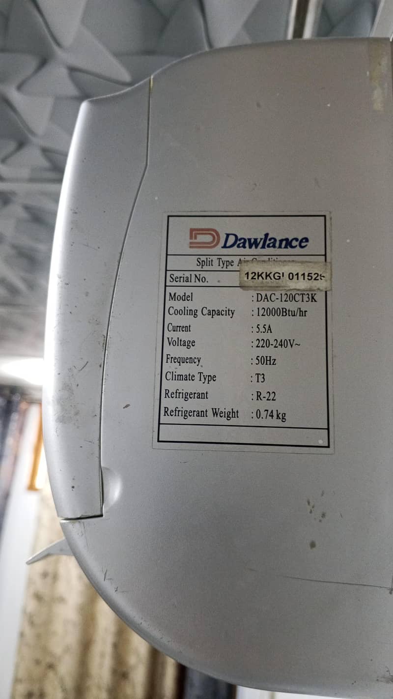Dawlance Split AC 1 TON 1