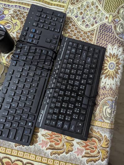 2 keyboard+ 2  rjb gaming mouse + 1 speaker for sale