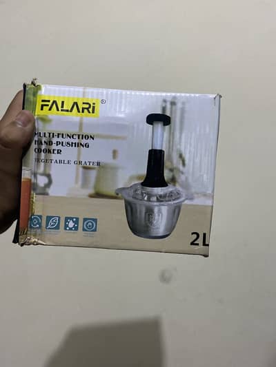 MANUAL STAINLESS STEEL  PUSH CHOPPER SIZE 2L FREE DELIVERY ALL 