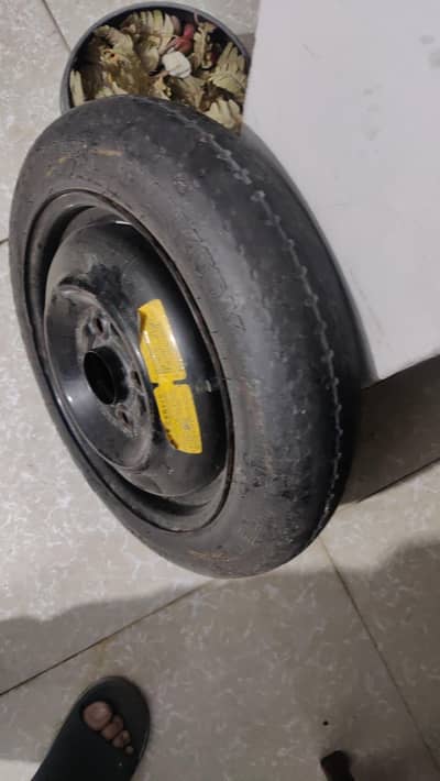 Stepni Spare wheel for 660cc alto swift mira move and all small cars