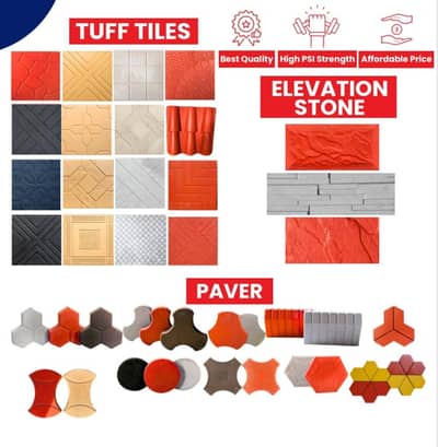 Pavers / Tuff Tiles / Concrete Blocks / Tuff Blocks 60mm
