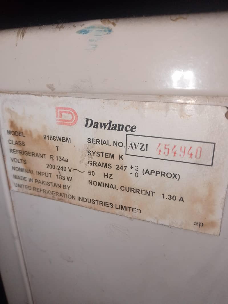 Dawlance fridge 3
