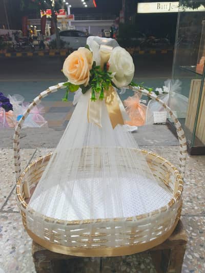 Decorated gift basket for birthday party wedding and any other occa