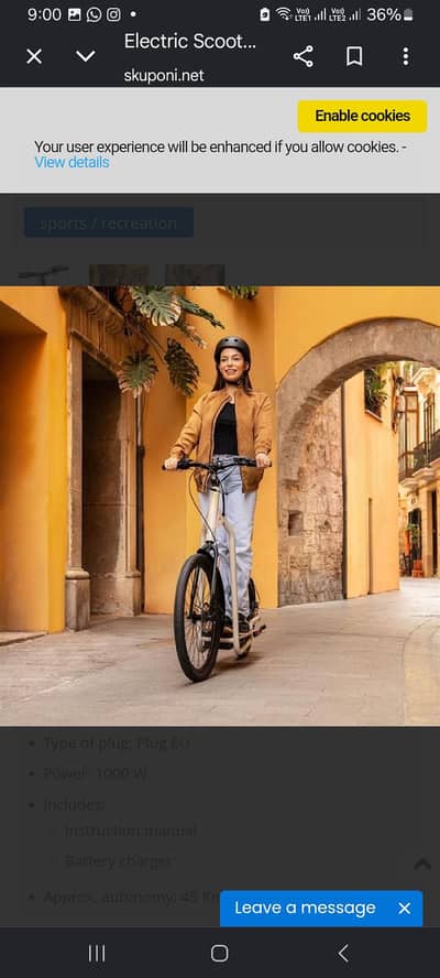 Cecotec foot electric bike