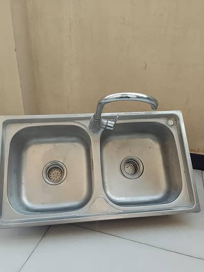 Used Kitchen double sink
